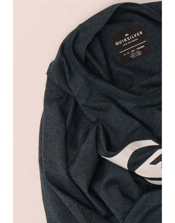 Quiksilver Herren-T-Shirt mit Grafik, Größe S, Blau