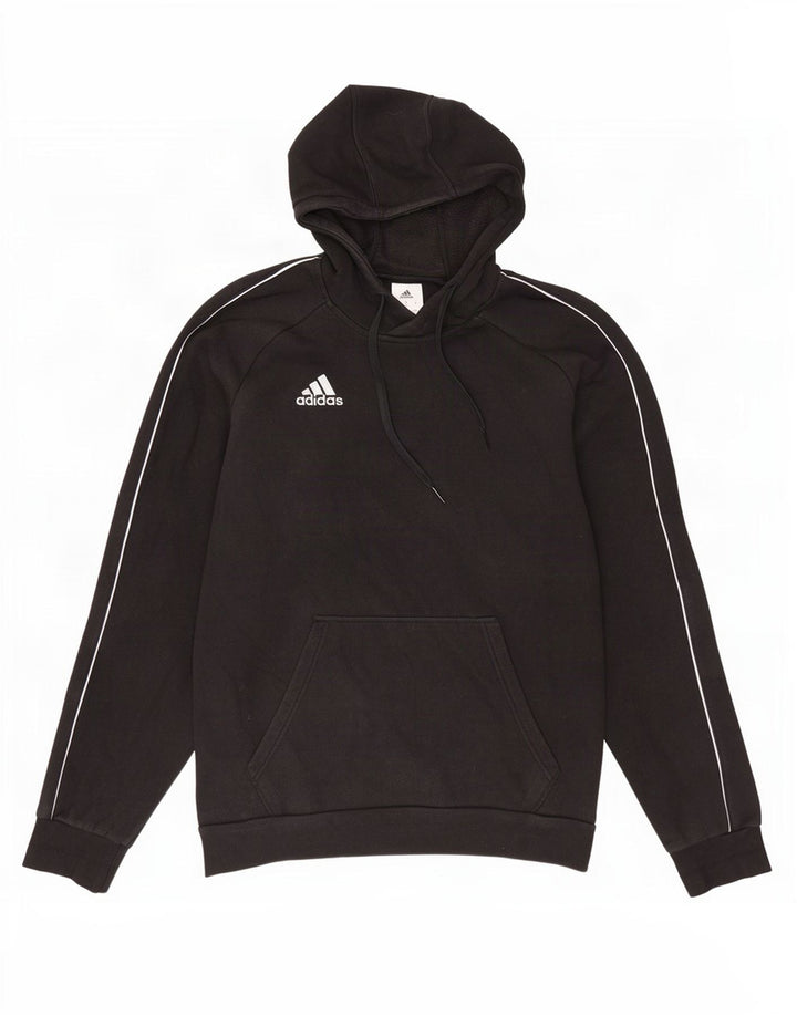 Adidas Herren Kapuzenpullover Mittelschwarz Baumwolle