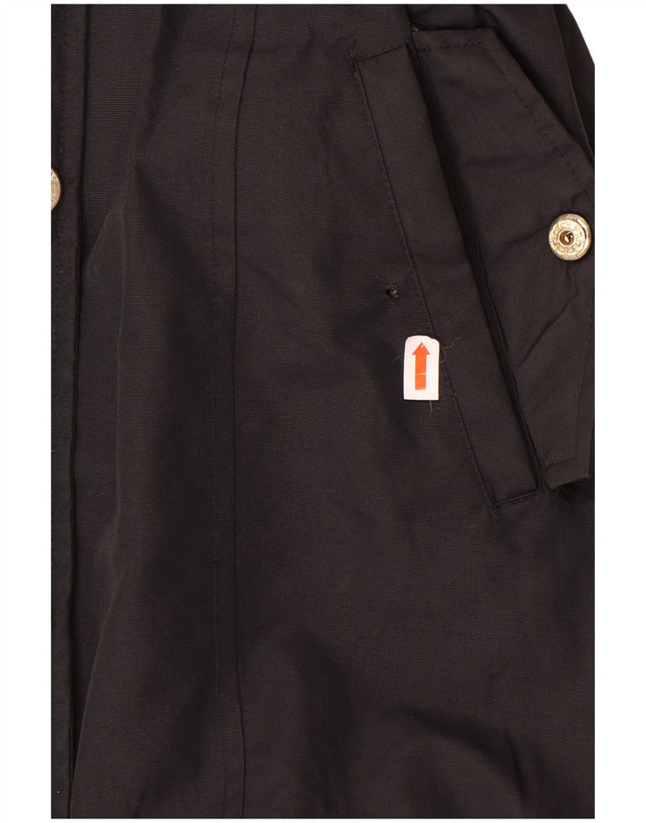 Lipsy Parka-Jacke mit Kapuze für Damen, UK 8, Größe S, Schwarz, Polyester
