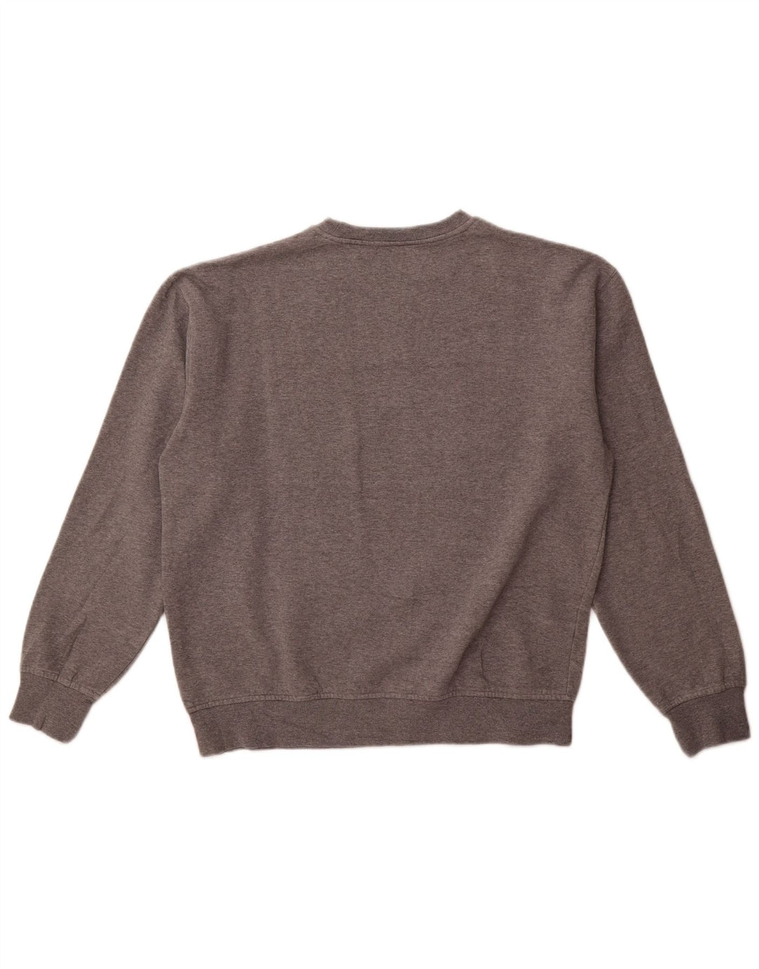 Fila Herren-Sweatshirt-Pullover aus mittelgrauer Baumwolle