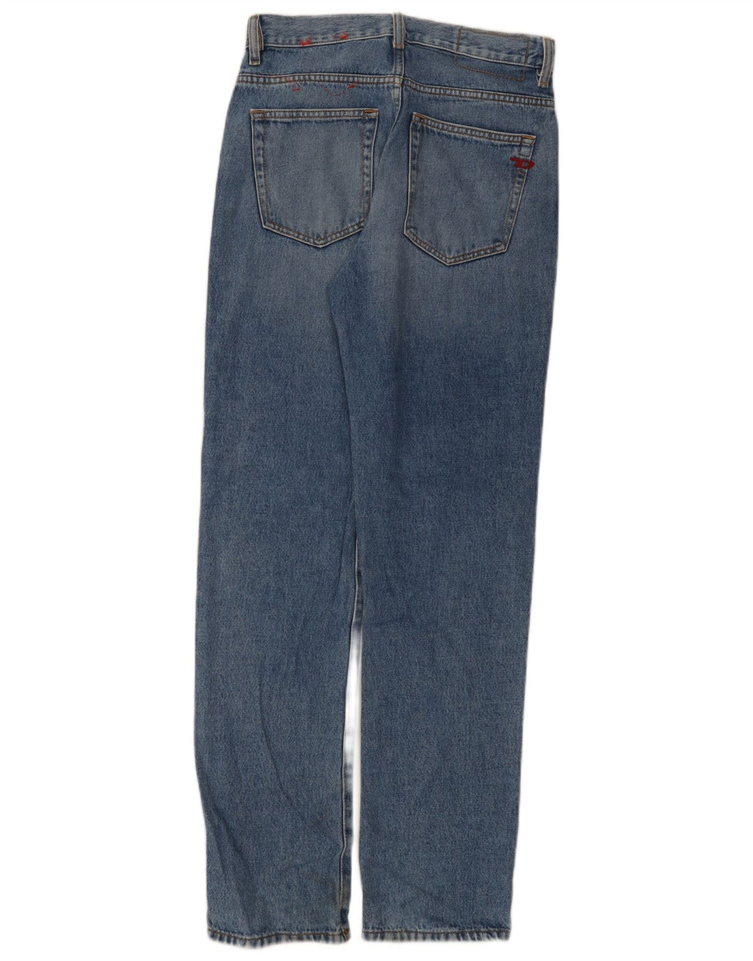 Diesel Damen Straight Jeans W26 L31 Blaue Baumwolle