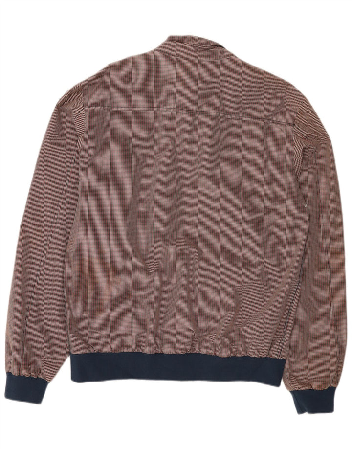 Quiksilver Herren Bomberjacke UK 42 XL Red Gingham Cotton