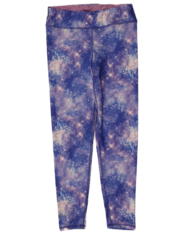 Eddie Bauer Mädchen-Leggings, 14–15 Jahre, groß, mehrfarbig, Batikfärbung