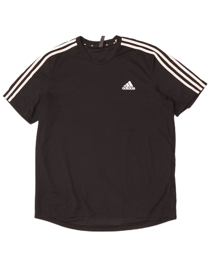 Adidas Herren Aeroready T-Shirt Top XL Schwarz Polyester