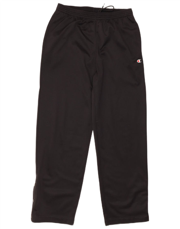 CHAMPION Herren-Trainingshose, groß, aus schwarzem Polyester