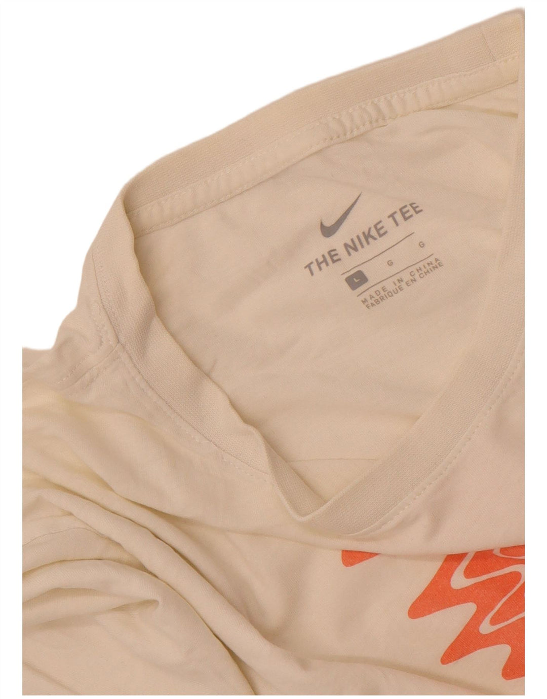 Nike Herren-T-Shirt mit Grafik, Größe L, Weiß