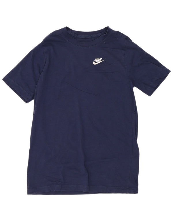 Nike T-Shirt für Jungen, 13–14 Jahre, XL, Marineblau, Baumwolle