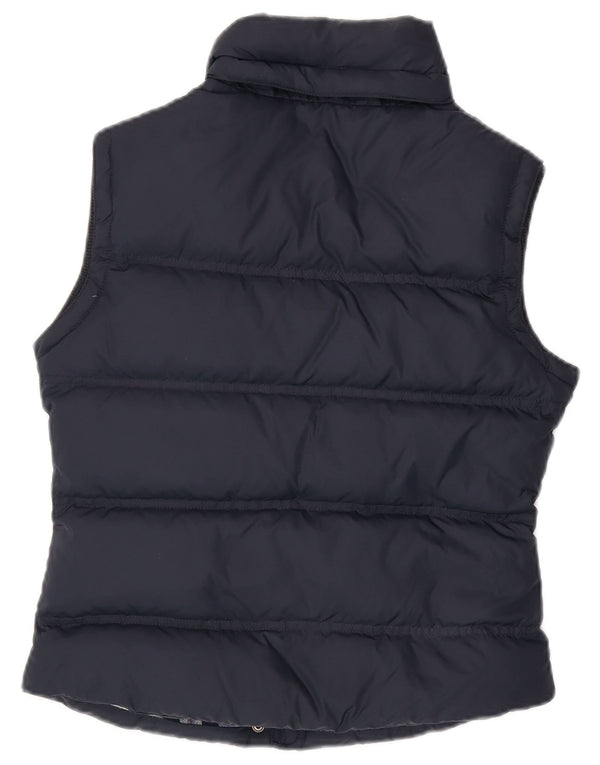Jack Wills Damen Wattierte Weste UK 10 Small Marineblau