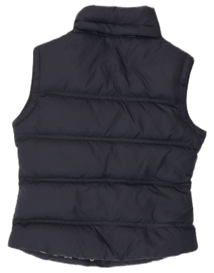Jack Wills Damen Wattierte Weste UK 10 Small Marineblau