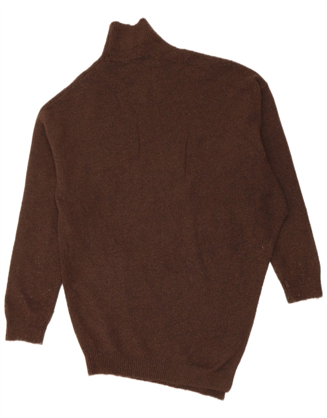 Zara Damen Batwing Rollkragenpullover Pullover UK 10 Small Braun