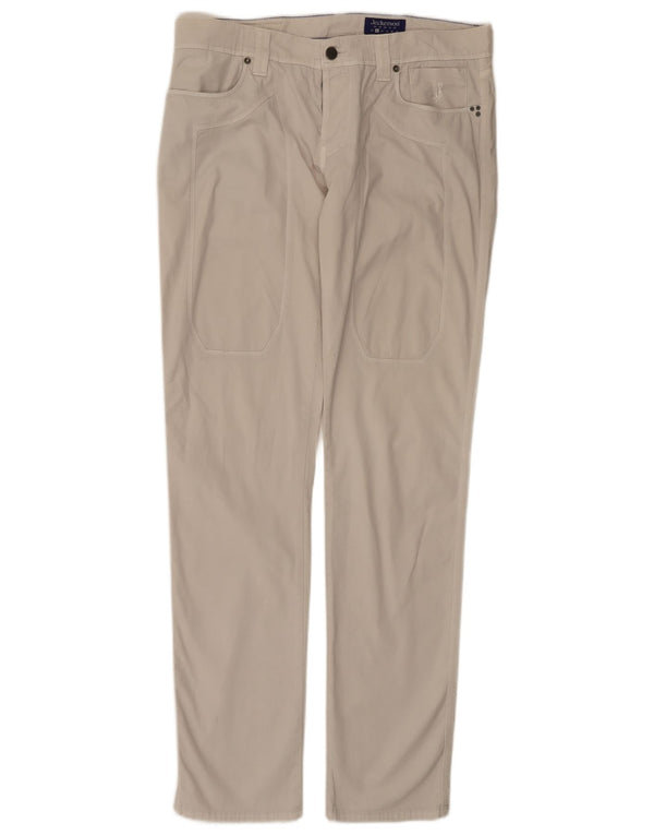 Jeckerson Damen Slim Freizeithose W34 L34 Off White