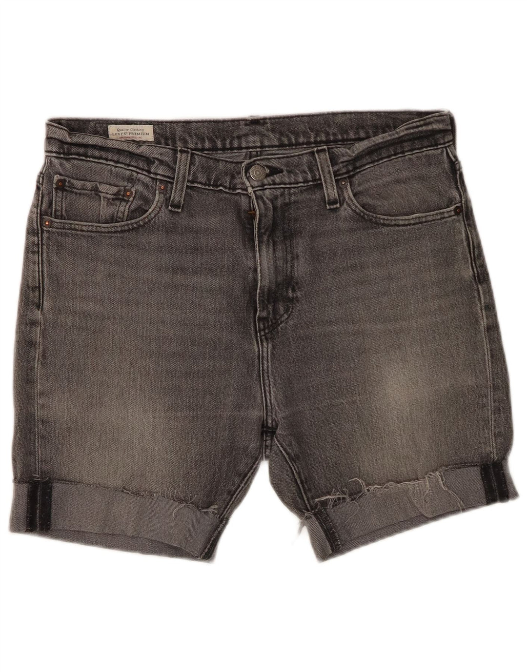 Levi's Herren 510 Denim Shorts W33 Große graue Baumwolle