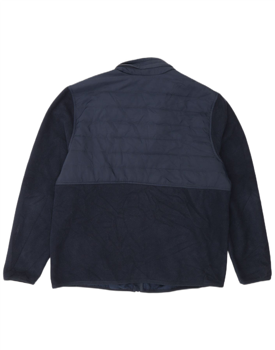 Marks & Spencer Herren-Trainingsanzug-Oberteil, Jacke, groß, Marineblau, Farbblock