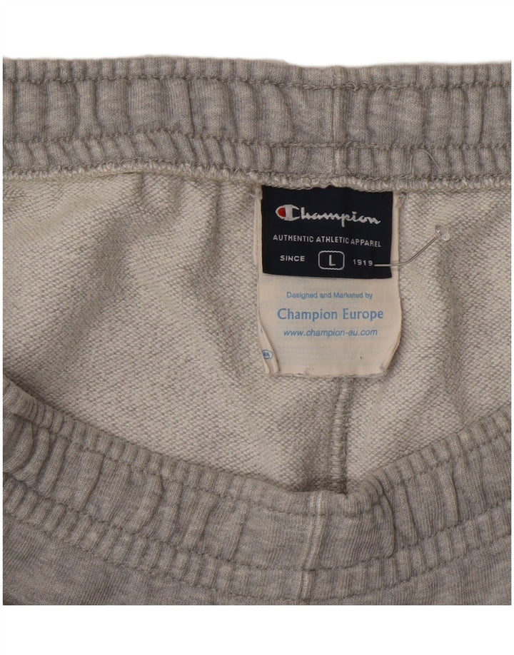 Champion Herren-Trainingshose, Jogginghose, Größe L, Grau