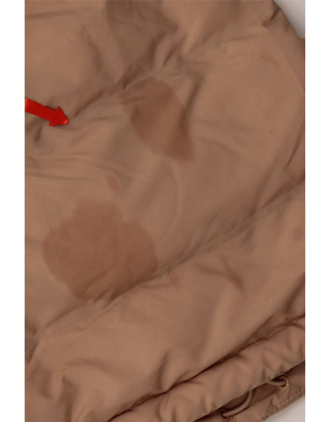 Adidas Damen Kapuzenweste UK 12/14 Medium Beige Polyester
