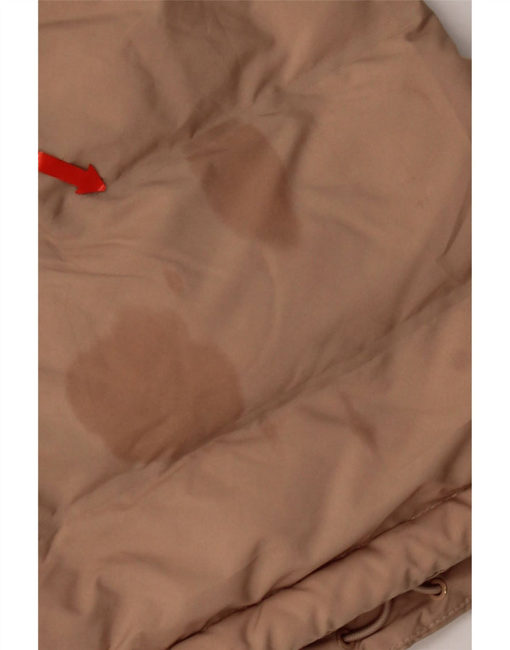 Adidas Damen Kapuzenweste UK 12/14 Medium Beige Polyester
