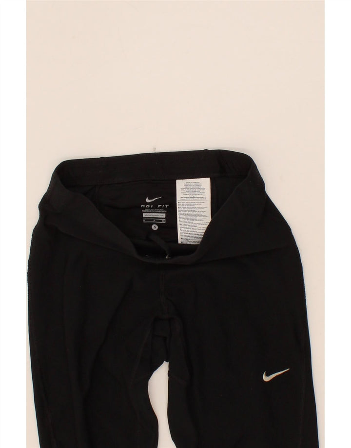 NIKE Womens Dri Fit Leggings UK 8 Small  Black Polyester Vintage Nike and Second-Hand Nike from Messina Hembry 