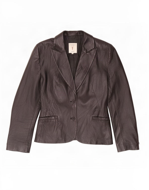 Conbipel Womens Free Heron 2 Button Blazer Jacket IT 44 Medium Black