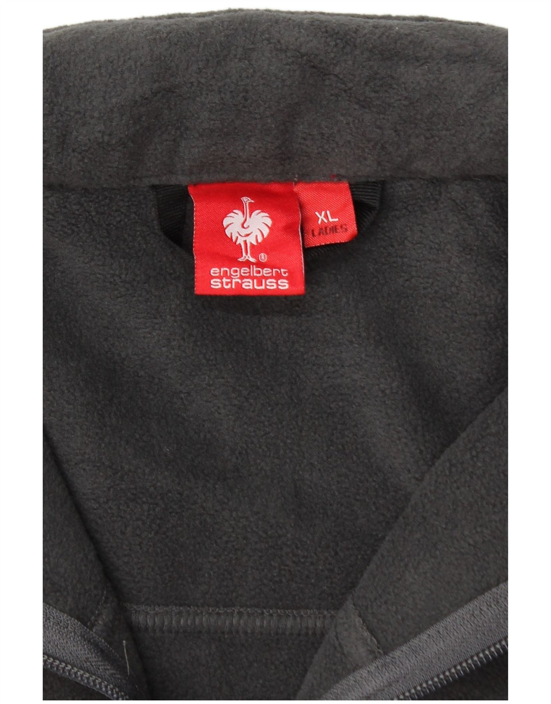 ENGELBERT STRAUSS Damen Fleecejacke UK 18 XL Grau Polyester