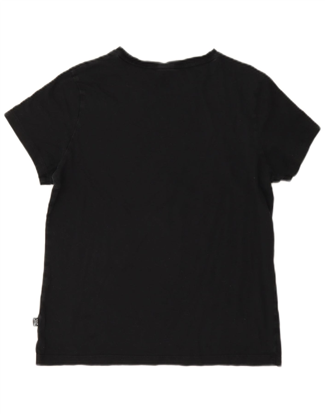 Puma Damen Graphic T-Shirt Top UK 14 Medium Schwarz