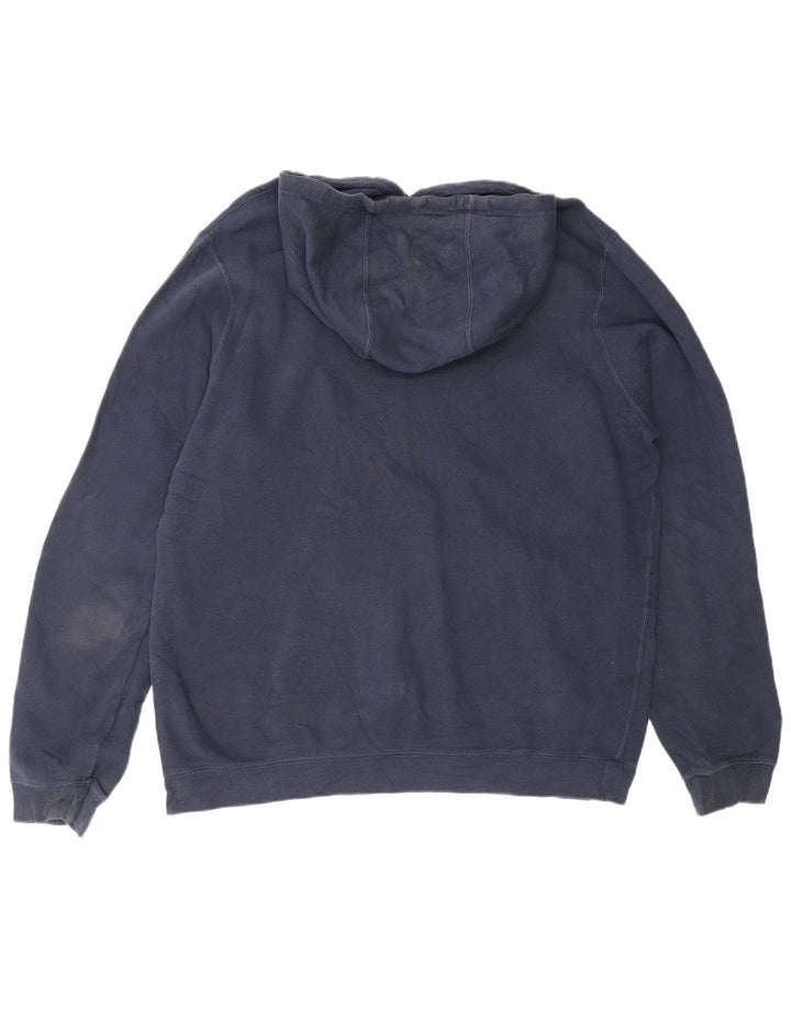 NIKE Herren-Kapuzenpullover, groß, marineblau, Baumwolle