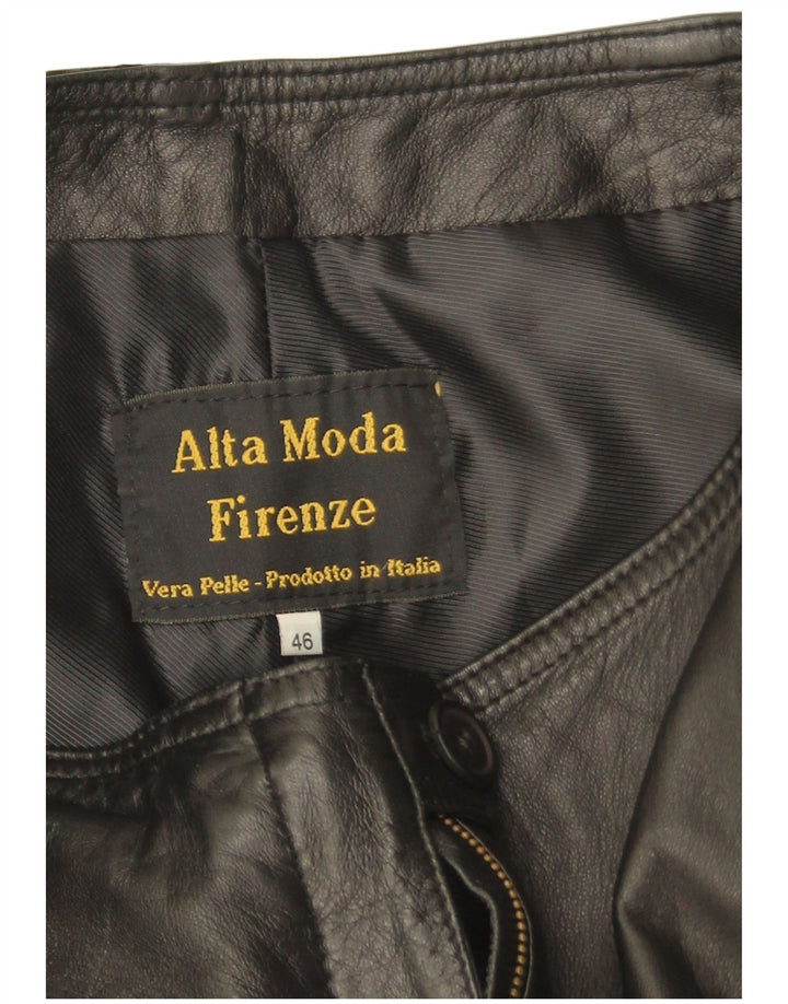 Alta Moda Damen gerade Hose IT 46 Large W28 L30 Schwarz