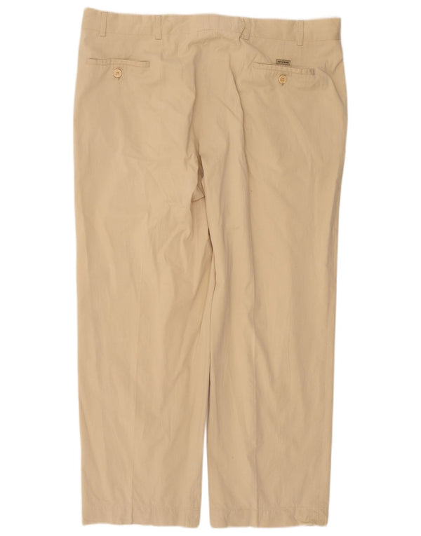Paul & Shark Gerade Chinohose für Herren IT 56 3XL W46 L29 Beige Baumwolle