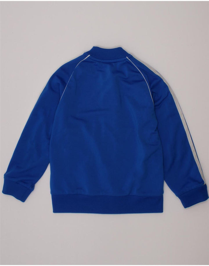 ADIDAS Jungen-Trainingsanzug, Top-Jacke, 5–6 Jahre, blaues Polyester