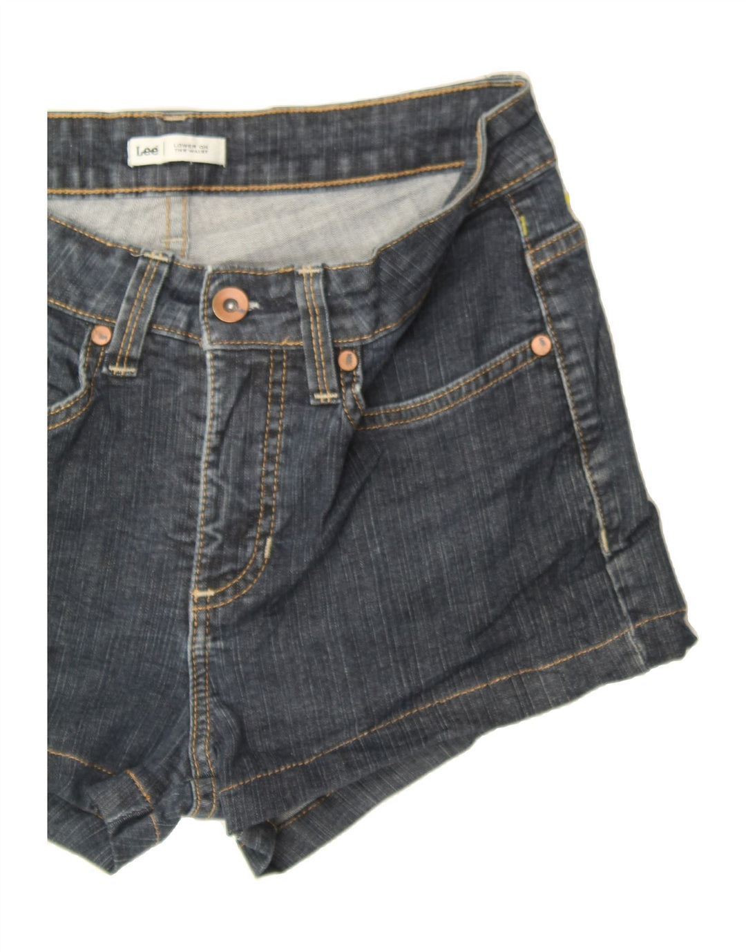 LEE Womens Denim Shorts US 6 Medium W28 Navy Blue Cotton Vintage Lee and Second-Hand Lee from Messina Hembry 
