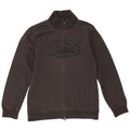 Puma Womens Graphic Trainingsanzug Top Jacke UK 14 Large Schwarz
