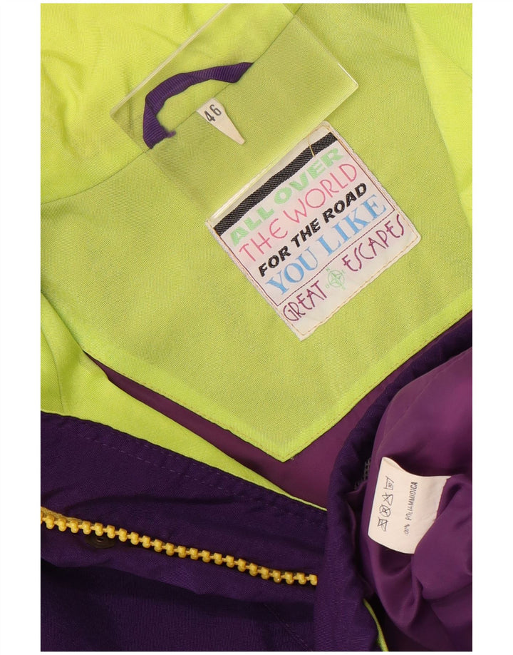 Great Escapes Herren-Skijacke IT 46 Small Purple Colourblock Polyamid