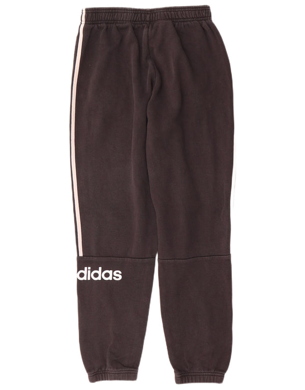 Adidas Mädchen-Trainingsanzug mit Grafik, Jogginghose, 13–14 Jahre, schwarze Baumwolle