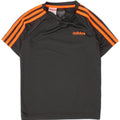 Adidas Jungen Climalite T-Shirt Top 7-8 Jahre Grau Polyester