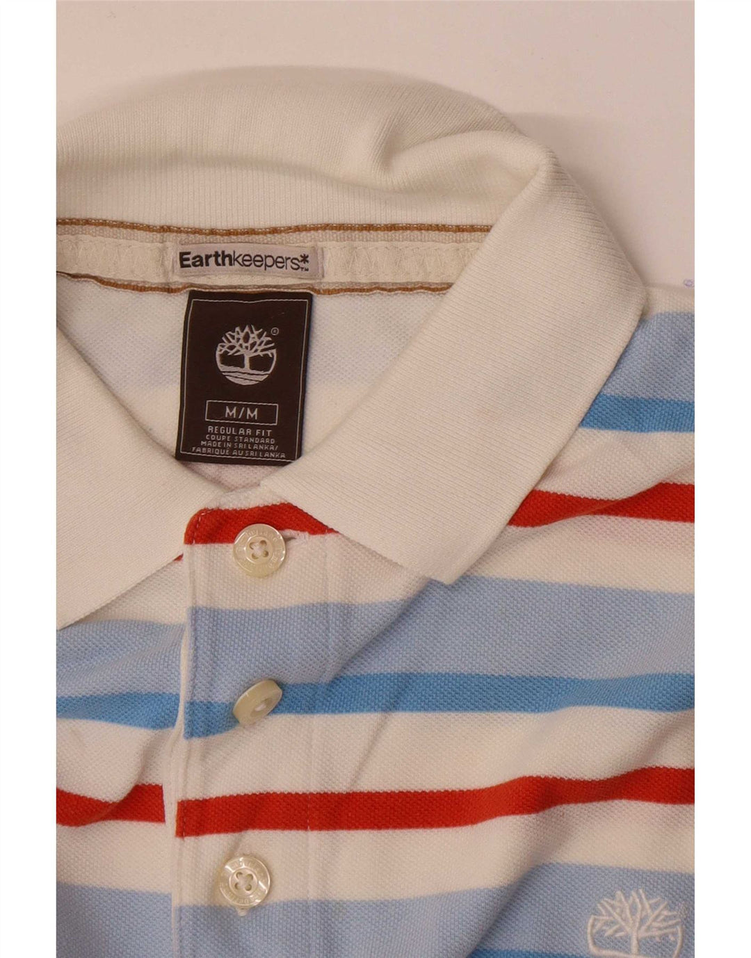 Timberland Herren-Poloshirt mit normaler Passform, mittelgroß, mehrfarbig gestreift