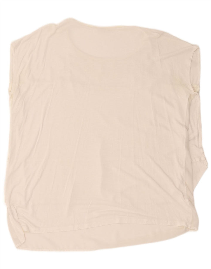 Guess Ärmelloses Blusenoberteil für Damen, UK 18, XL, Weiß
