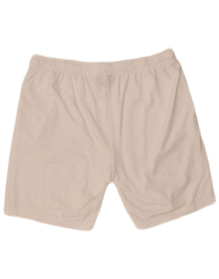KAPPA Mens Graphic Sport Shorts XL White Cotton