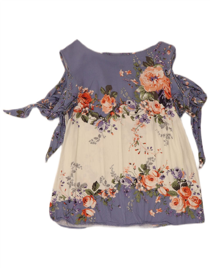 Oasis Ärmelloses Damen-Blusenoberteil, Größe S, mehrfarbig, Blumenmuster, Viskose