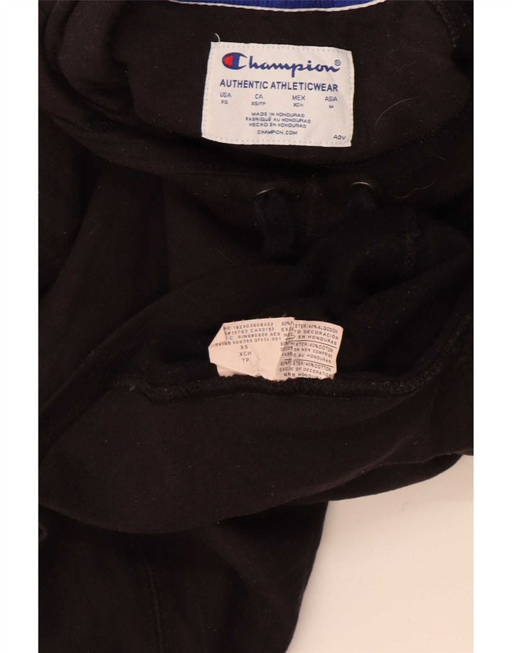 Champion Herren Graphic Hoodie Pullover XS Schwarz Polyester
