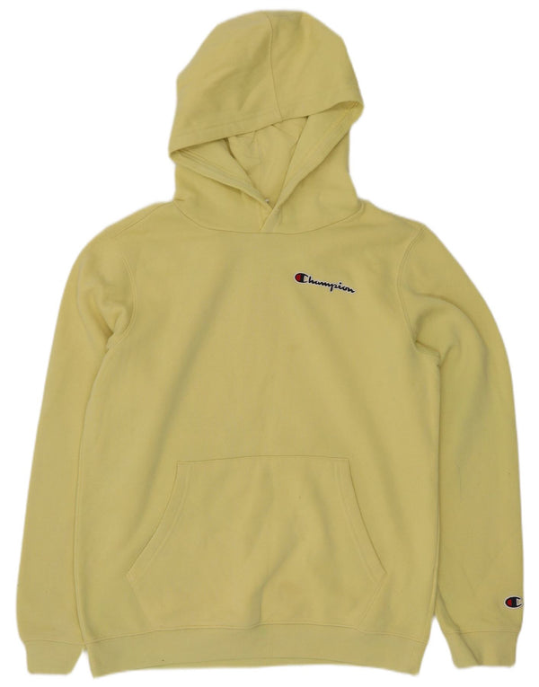 Champion Kapuzenpullover für Jungen, 13–14 Jahre, XL, gelbe Baumwolle