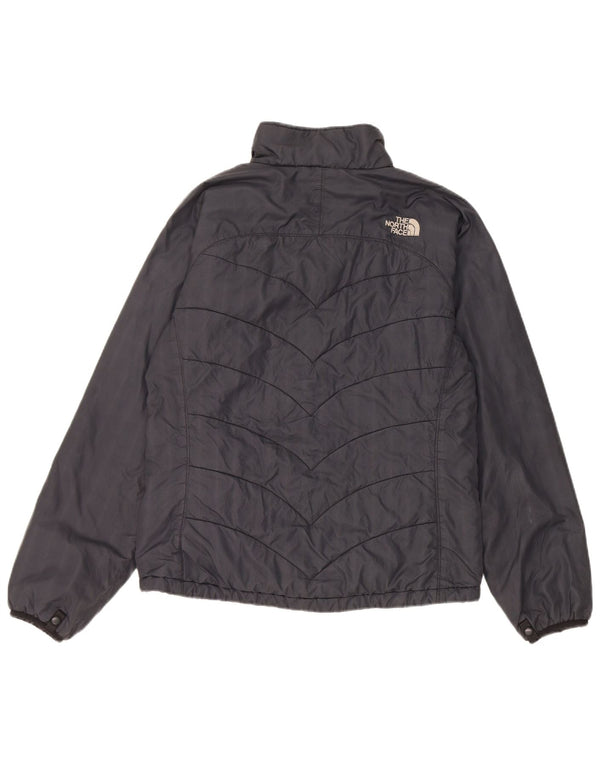The North Face Damen Wattierte Jacke UK 14 Medium Marineblau Nylon