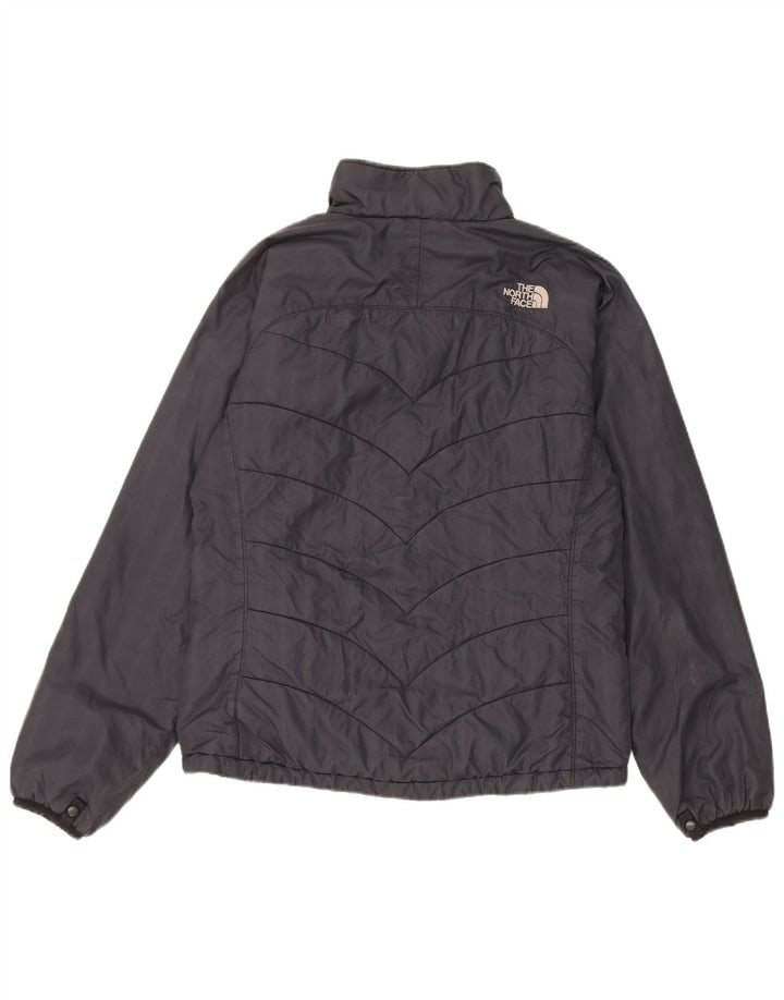 The North Face Damen Wattierte Jacke UK 14 Medium Marineblau Nylon