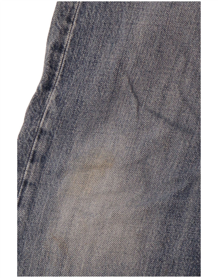DIESEL Herren Straight Jeans W34 L31 Blaue Baumwolle