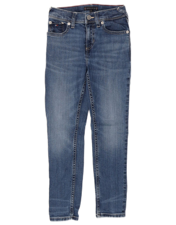 Tommy Hilfiger Straight Jeans für Jungen, 7–8 Jahre, W22 L22, blaue Baumwolle