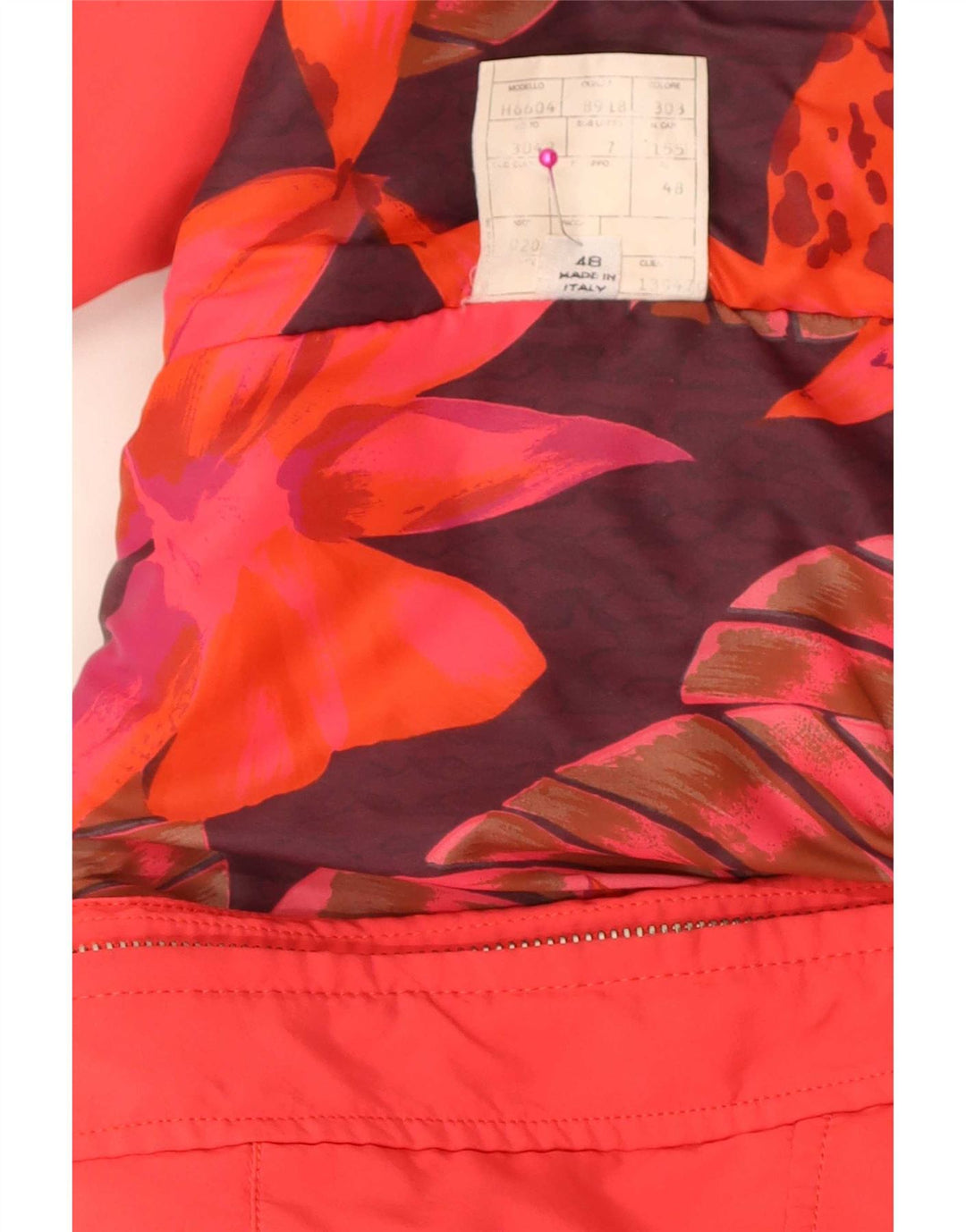 Belfe Womens Relaxed Fit Windjacke IT 48 XL Rotes Nylon