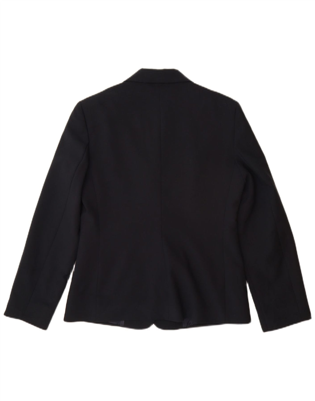 Benetton Damen-Blazerjacke mit 3 Knöpfen, IT 42, Mittelmarineblau, Polyester