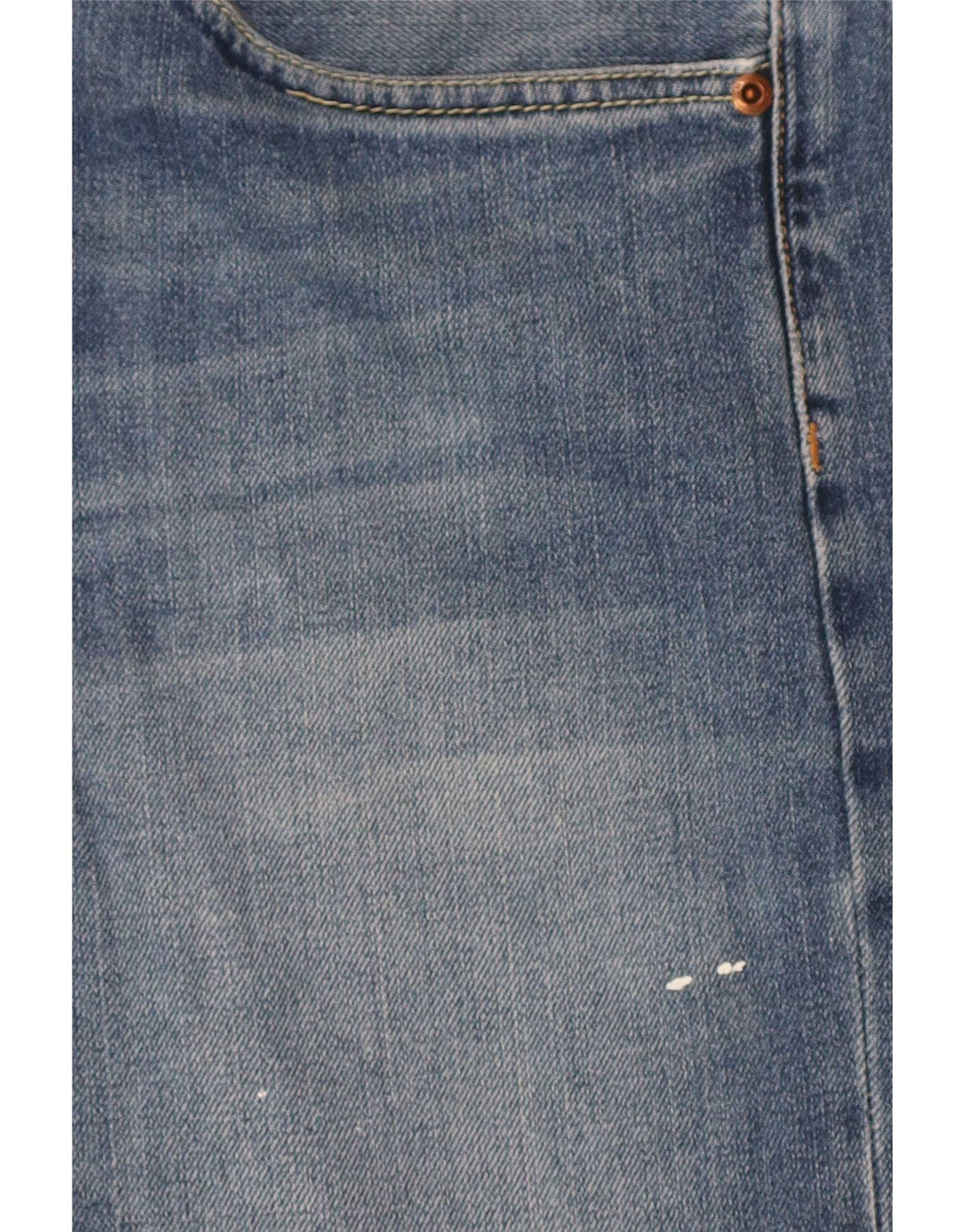 Zara Herren Straight Jeans EU 44 Large W34 L29 Blau