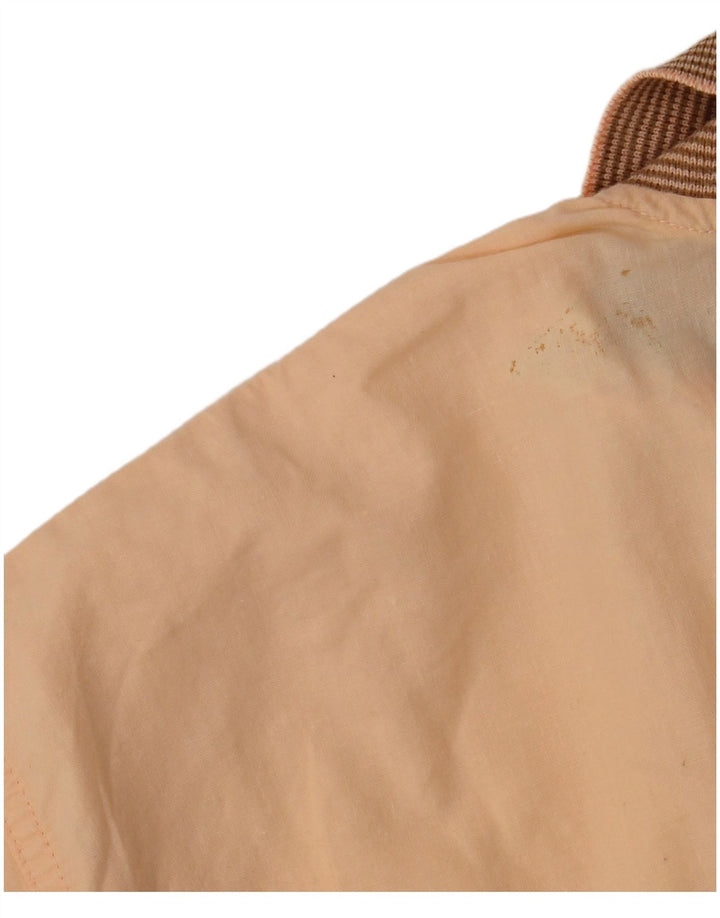 Donny & Max Herren-Poloshirt XL, braun gestreift, Baumwolle