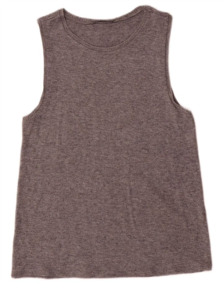 Zara Damen-Trägershirt UK 12 Mittelgrau meliert