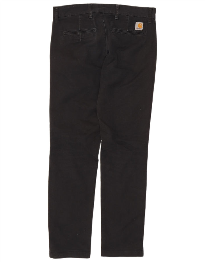 CARHARTT Slim Chino-Hose für Herren, W32, L32, schwarze Baumwolle