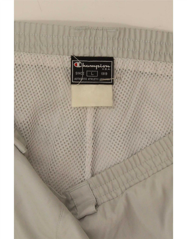 Champion Herren-Trainingshose, normal, Größe L, Grau, Sport